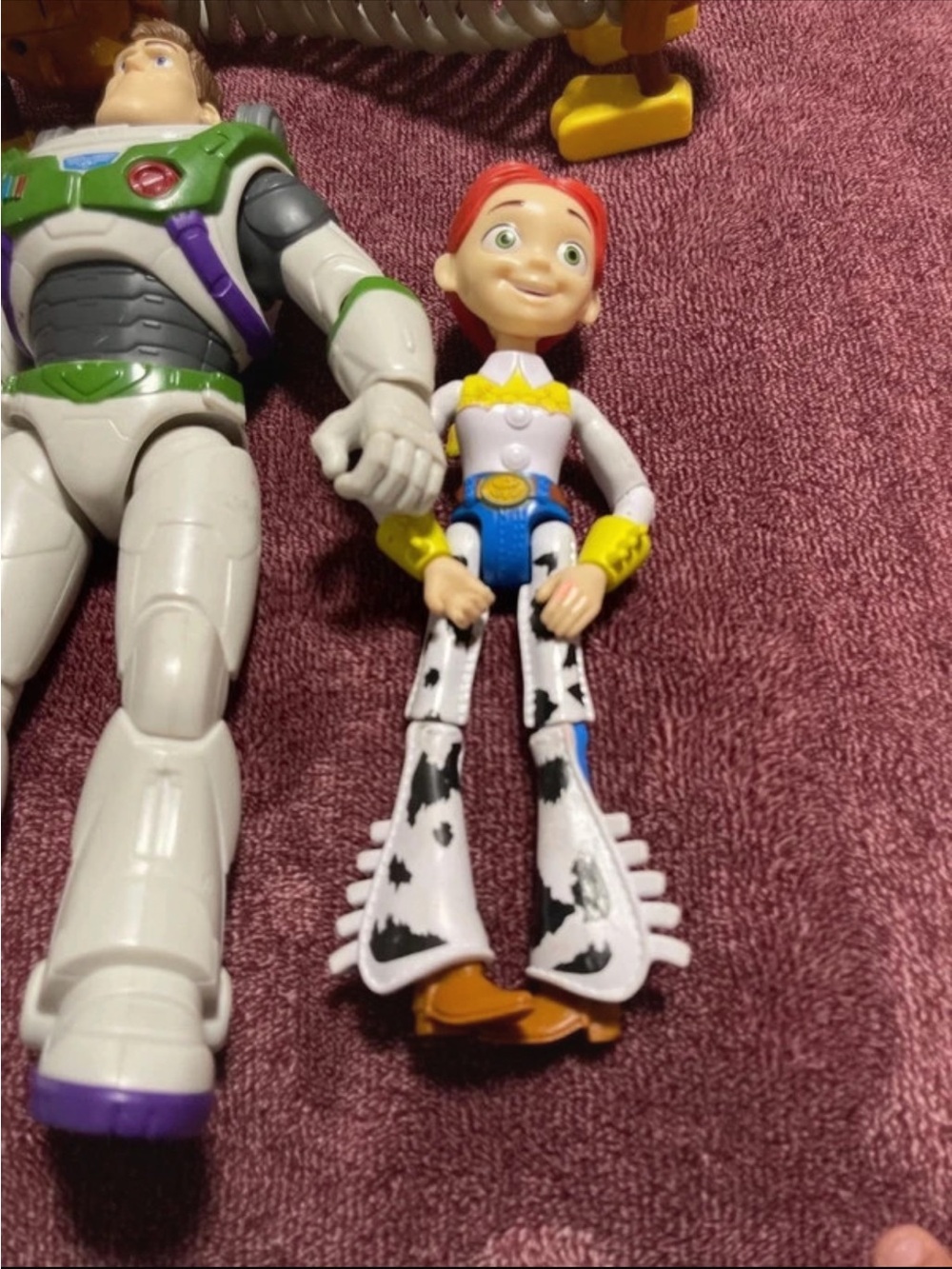 Cowgirl Action Doll in White, Yellow, Blue and Brown